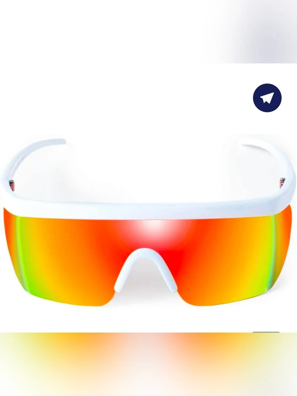NIB! Tipsy Elves, Performance Style Retro Miami Ice Mirrored Sunglasses